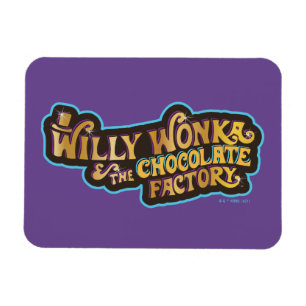 Willy Wonka en de Chocolate Factory Logo Magneet