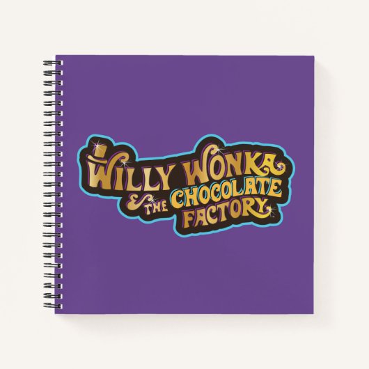 Willy Wonka en de Chocolate Factory Logo Notitieboek (Voorkant)