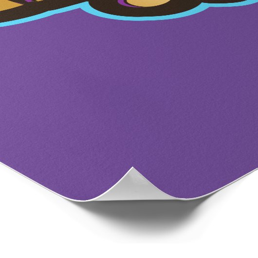 Willy Wonka en de Chocolate Factory Logo Poster (Hoek)