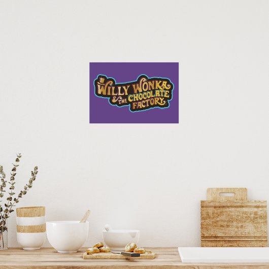 Willy Wonka en de Chocolate Factory Logo Poster (Keuken)
