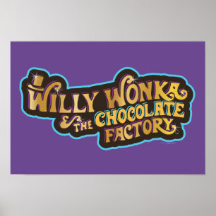 Willy Wonka en de Chocolate Factory Logo Poster
