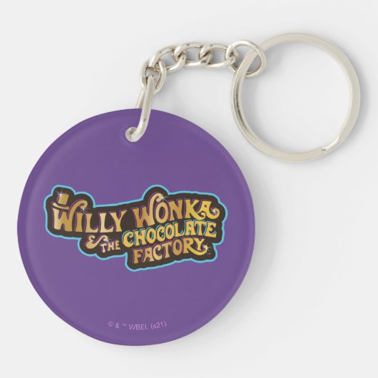 Willy Wonka en de Chocolate Factory Logo Sleutelhanger (Achterkant)