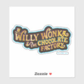 Willy Wonka en de Chocolate Factory Logo Sticker (Vel)