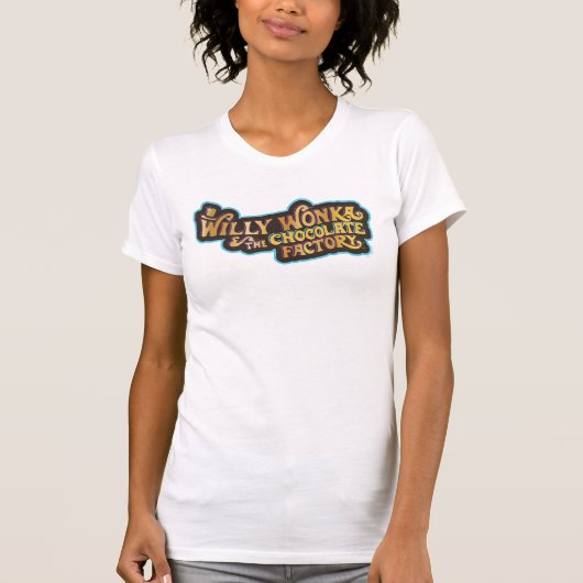 Willy Wonka en de Chocolate Factory Logo T-shirt (Voorkant)