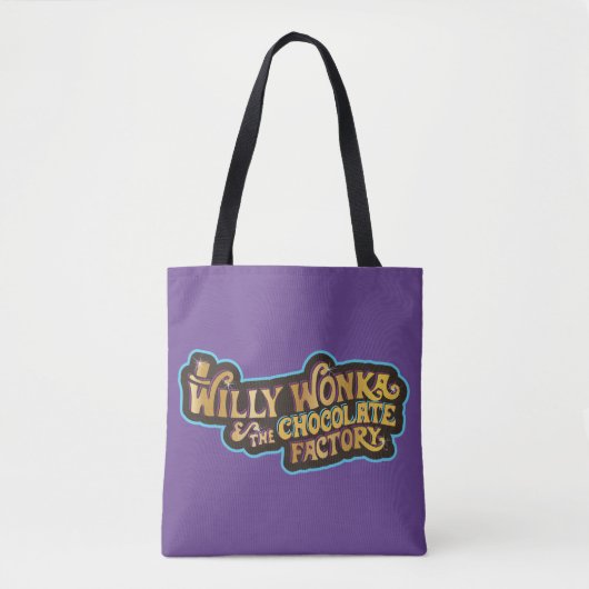 Willy Wonka en de Chocolate Factory Logo Tote Bag (Voorkant)