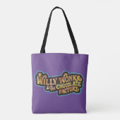 Willy Wonka en de Chocolate Factory Logo Tote Bag (Achterkant)