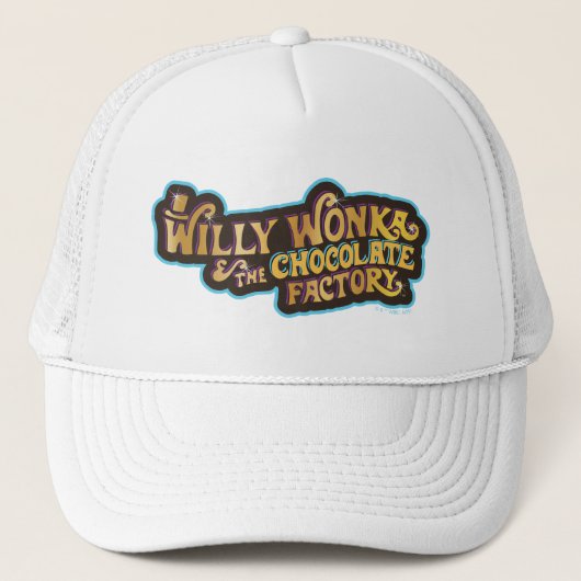 Willy Wonka en de Chocolate Factory Logo Trucker Pet (Voorkant)