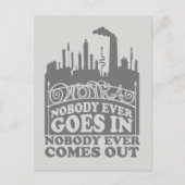 Willy Wonka Factory - Niemand komt er ooit in Briefkaart (Voorkant)