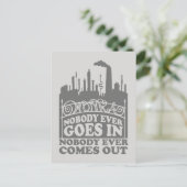 Willy Wonka Factory - Niemand komt er ooit in Briefkaart (Staand voorkant)