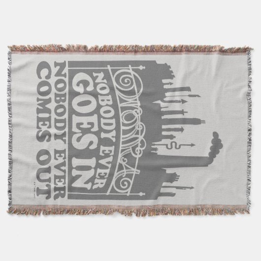 Willy Wonka Factory - Niemand komt er ooit in Deken (Voorkant)