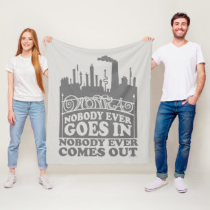 Willy Wonka Factory - Niemand komt er ooit in Fleece Deken