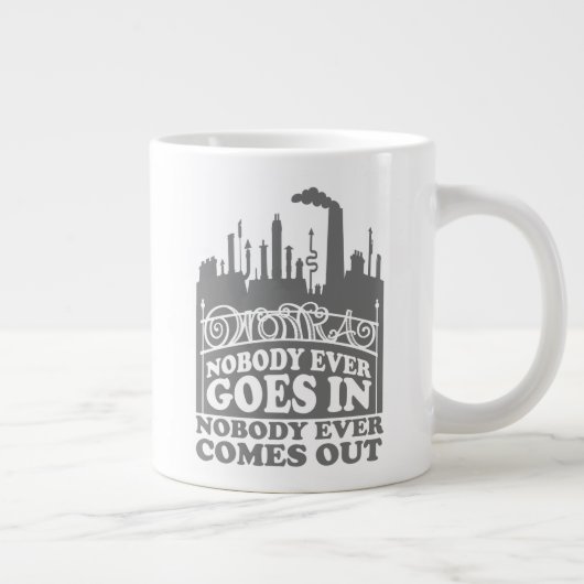 Willy Wonka Factory - Niemand komt er ooit in Grote Koffiekop (Rechts)