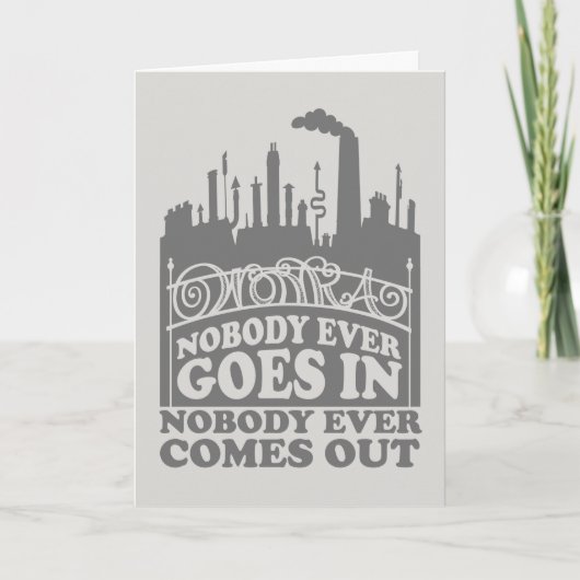 Willy Wonka Factory - Niemand komt er ooit in Kaart (Voorkant)