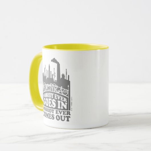 Willy Wonka Factory - Niemand komt er ooit in Mok (Voorkant links)