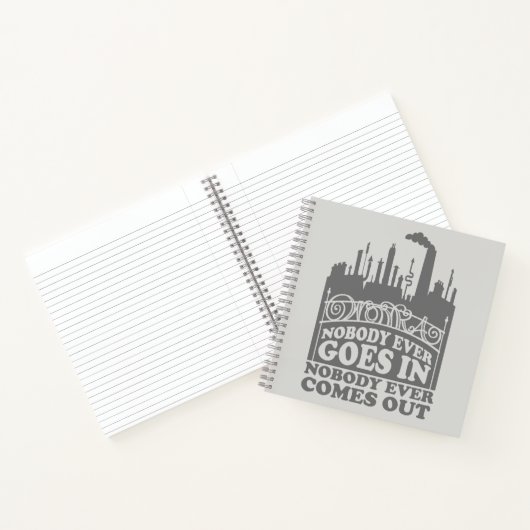 Willy Wonka Factory - Niemand komt er ooit in Notitieboek (Binnen)