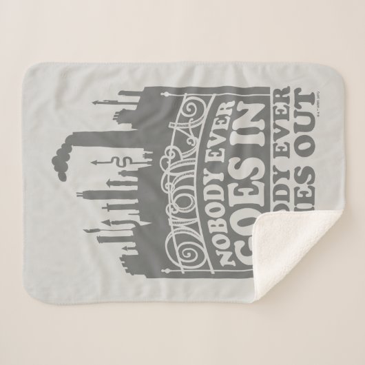 Willy Wonka Factory - Niemand komt er ooit in Sherpa Deken (Voorkant (horizontaal))