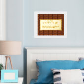 Willy Wonka Golden Ticket Folie Afdrukken (Insitu (Slaapkamer))