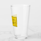 Willy Wonka Golden Ticket Glas (Links)