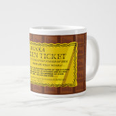 Willy Wonka Golden Ticket Grote Koffiekop (Voorkant rechts)
