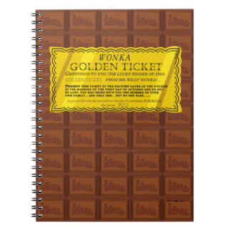 Willy Wonka Golden Ticket Notitieboek