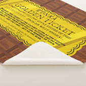 Willy Wonka Golden Ticket Sherpa Deken (3/4)