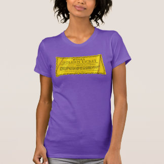 Willy Wonka Golden Ticket T-shirt