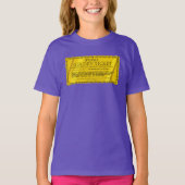 Willy Wonka Golden Ticket T-shirt (Voorkant)