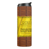 Willy Wonka Golden Ticket Thermosbeker (Gedraaid links)