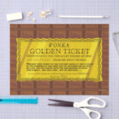 Willy Wonka Golden Ticket Tissuepapier (Craft)