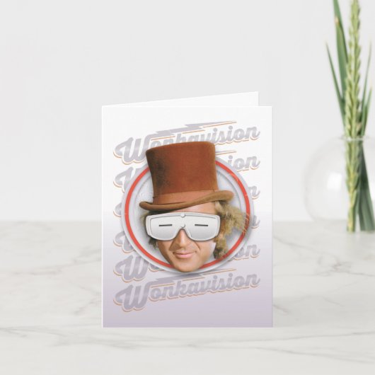 Willy Wonka in Wonkavision-bril Notitiekaartje (Voorkant)