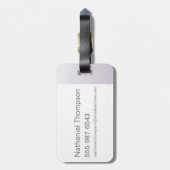 Willy Wonka in Wonkavision Goggles Bagagelabel (Achterkant verticaal)