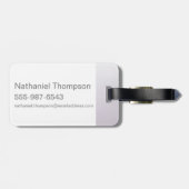 Willy Wonka in Wonkavision Goggles Bagagelabel (Achterkant horizontaal)