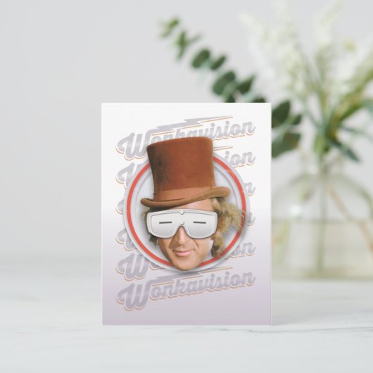 Willy Wonka in Wonkavision Goggles Briefkaart (Staand voorkant)