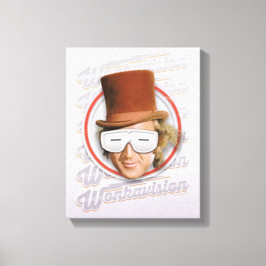 Willy Wonka in Wonkavision Goggles Canvas Afdruk (Voorkant)