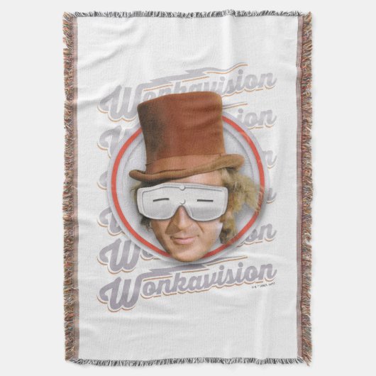 Willy Wonka in Wonkavision Goggles Deken (Voorkant Verticaal)