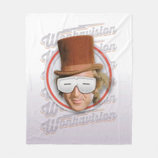 Willy Wonka in Wonkavision Goggles Fleece Deken (Voorkant)