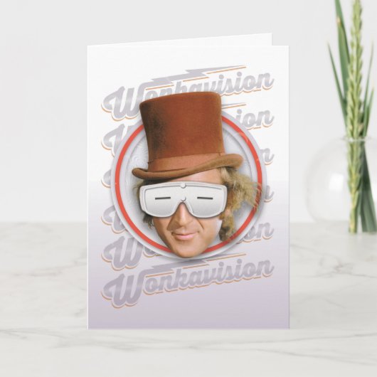 Willy Wonka in Wonkavision Goggles Kaart (Voorkant)