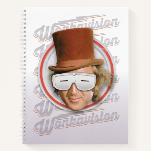 Willy Wonka in Wonkavision Goggles Notitieboek (Voorkant)