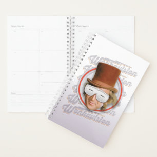 Willy Wonka in Wonkavision Goggles Planner