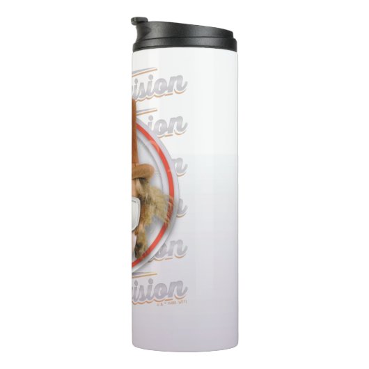 Willy Wonka in Wonkavision Goggles Thermosbeker (Geroteerd rechts)