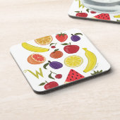 Willy Wonka Lickable Wallpaper Pattern Bier Onderzetter (Linkerzijde)