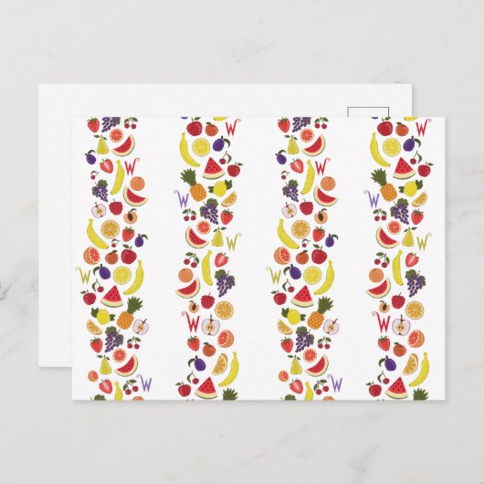 Willy Wonka Lickable Wallpaper Pattern Briefkaart (Voorkant / Achterkant)