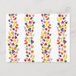 Willy Wonka Lickable Wallpaper Pattern Briefkaart