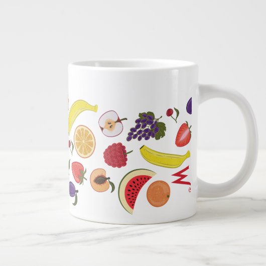 Willy Wonka Lickable Wallpaper Pattern Grote Koffiekop (Rechts)