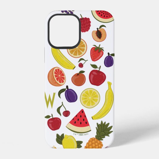 Willy Wonka Lickable Wallpaper Pattern iPhone Hoesje (Achterkant)