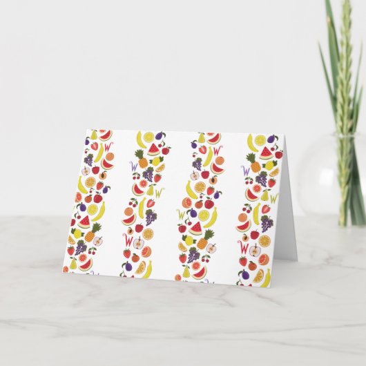 Willy Wonka Lickable Wallpaper Pattern Kaart (Voorkant)