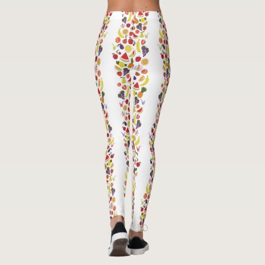 Willy Wonka Lickable Wallpaper Pattern Leggings (Achterkant)