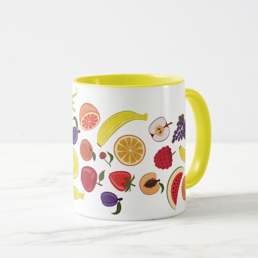 Willy Wonka Lickable Wallpaper Pattern Mok (Voorkant rechts)