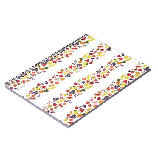 Willy Wonka Lickable Wallpaper Pattern Notitieboek (Linkerzijde)