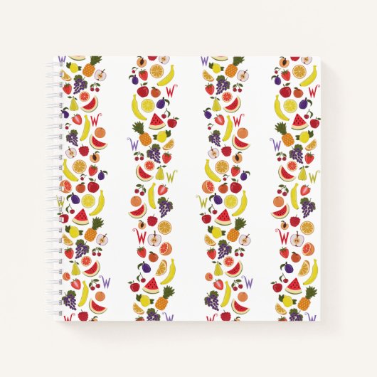 Willy Wonka Lickable Wallpaper Pattern Notitieboek (Voorkant)